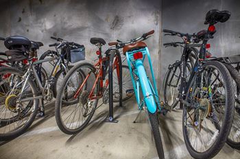Covered bike parking